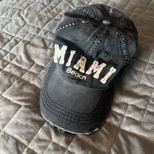 Robin Ruth Black Cotton Cap